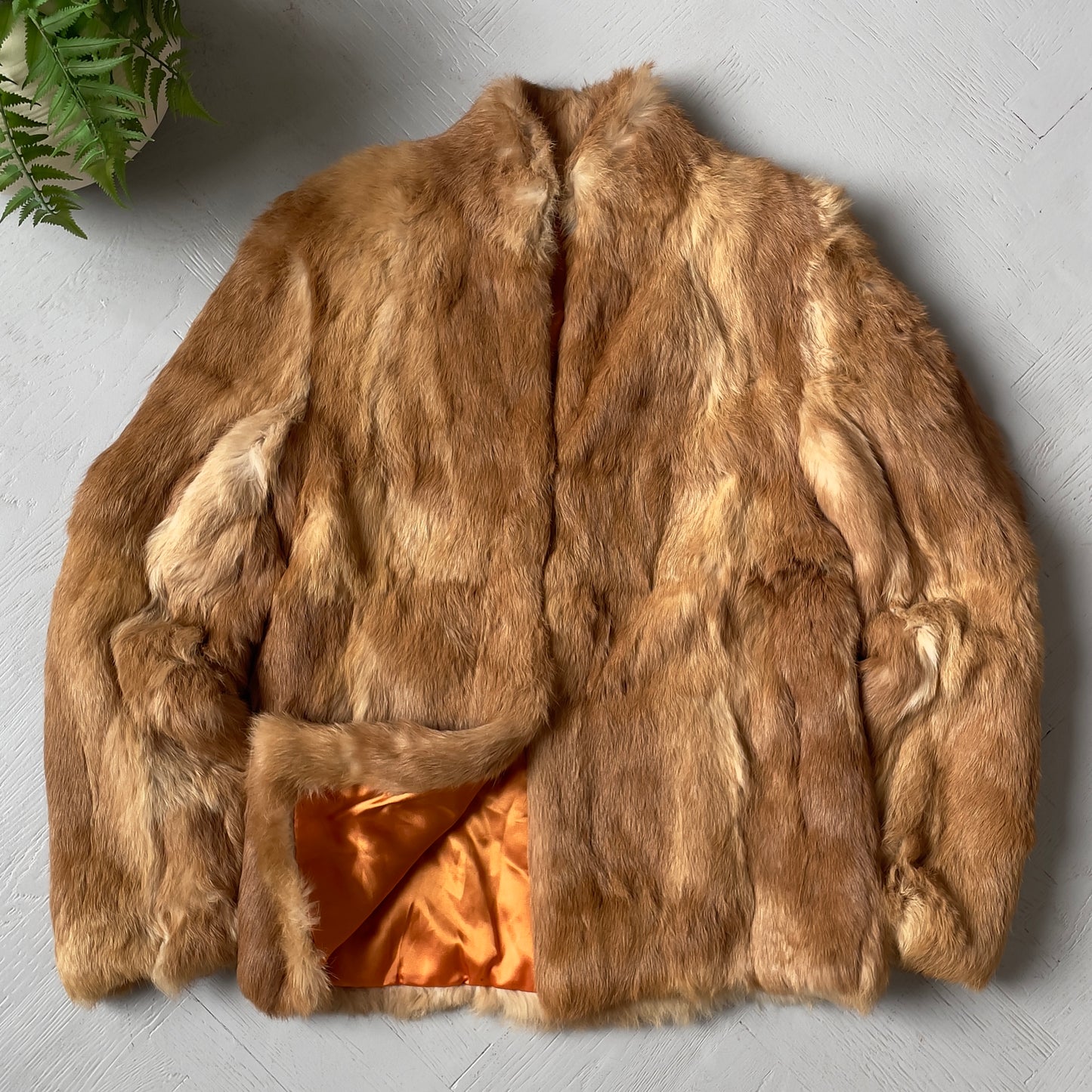 S Vintage Fur Coat Jacket