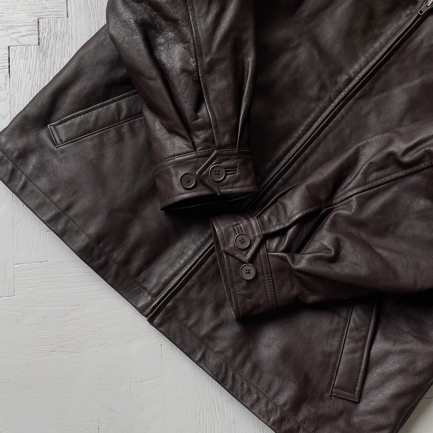 XL Vintage Gap Leather Coat