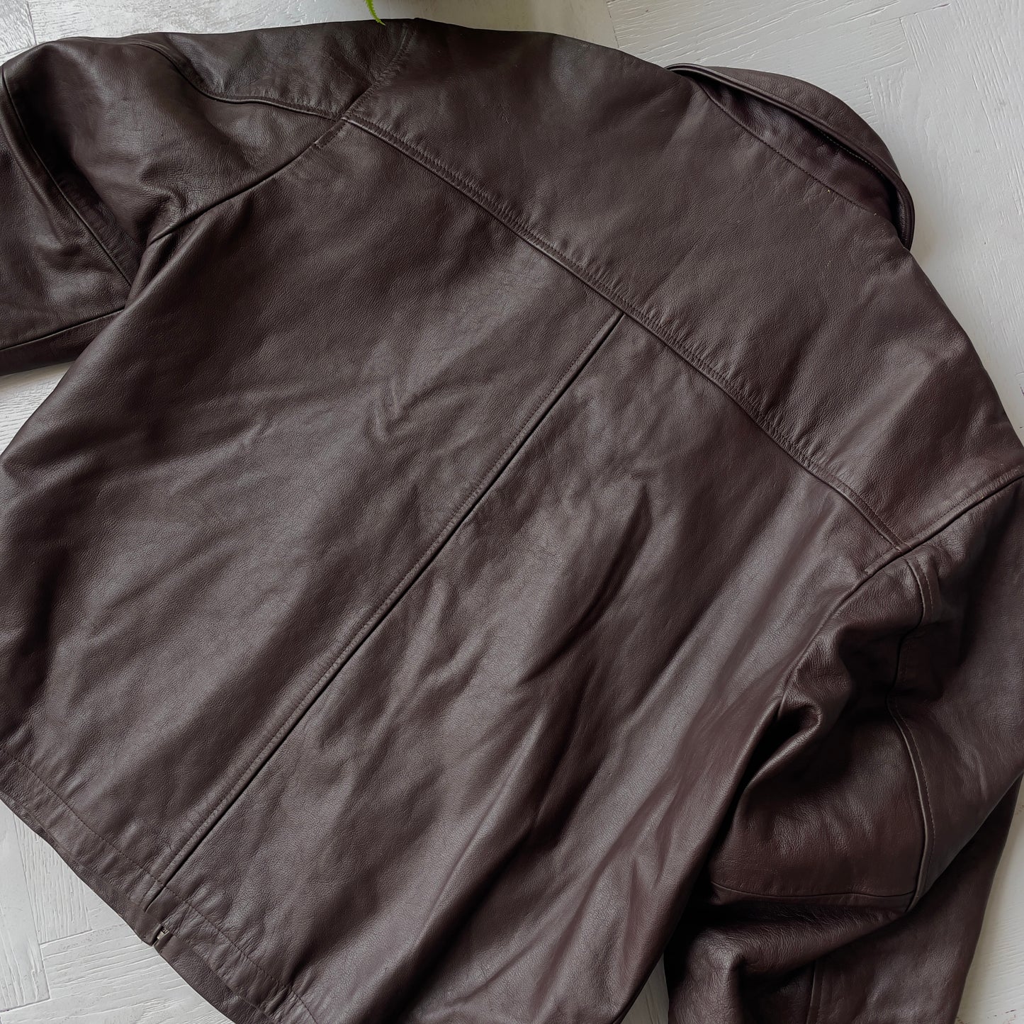 XL Vintage Gap Leather Coat