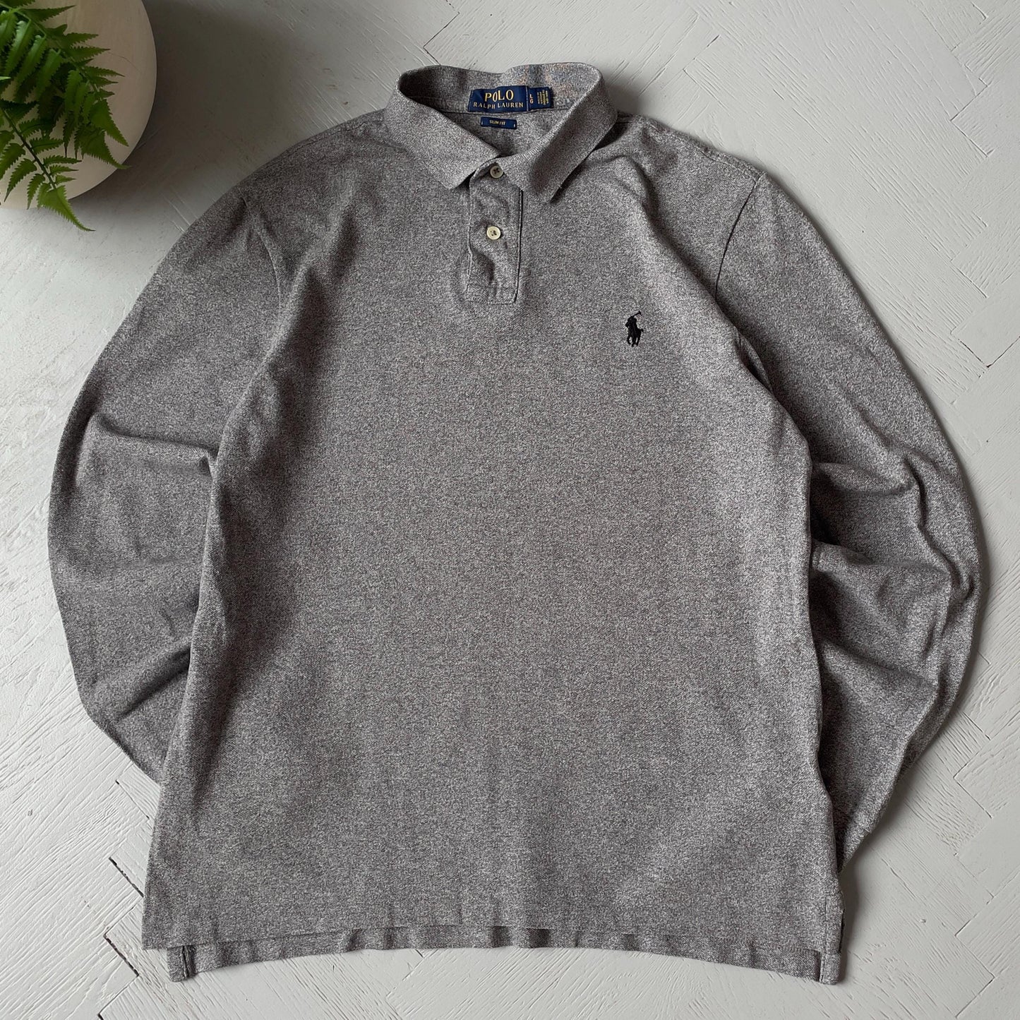 L Vintage Polo Ralph Lauren Rugby Shirt