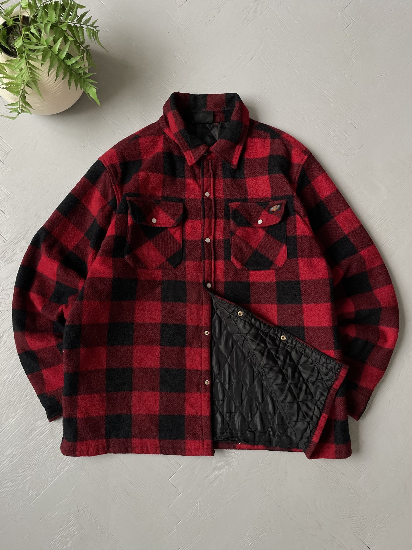 Vintage Dickies Flannel Plaid Jacket