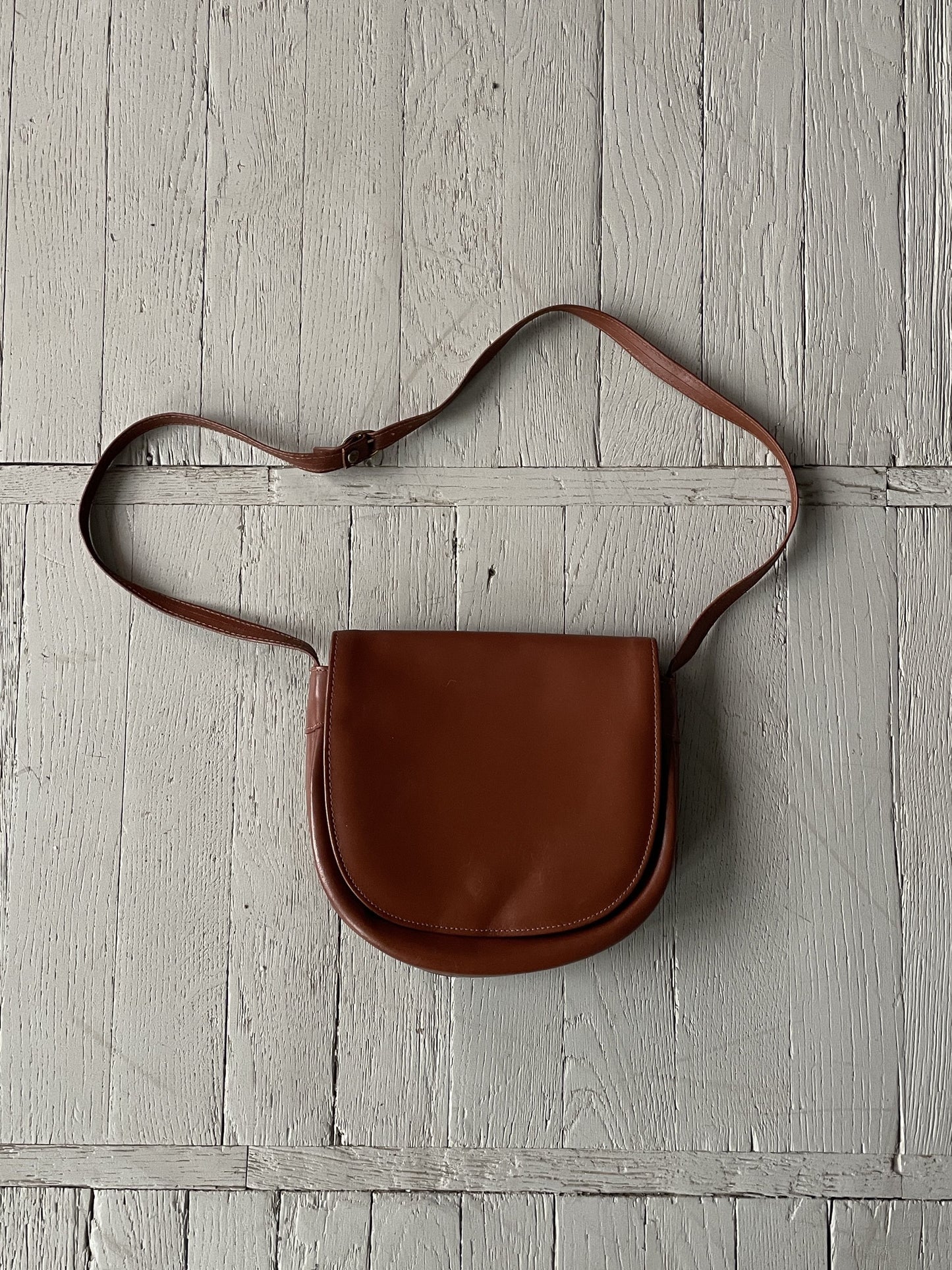 Vintage Clarks Leather Crossbody Messenger Bag