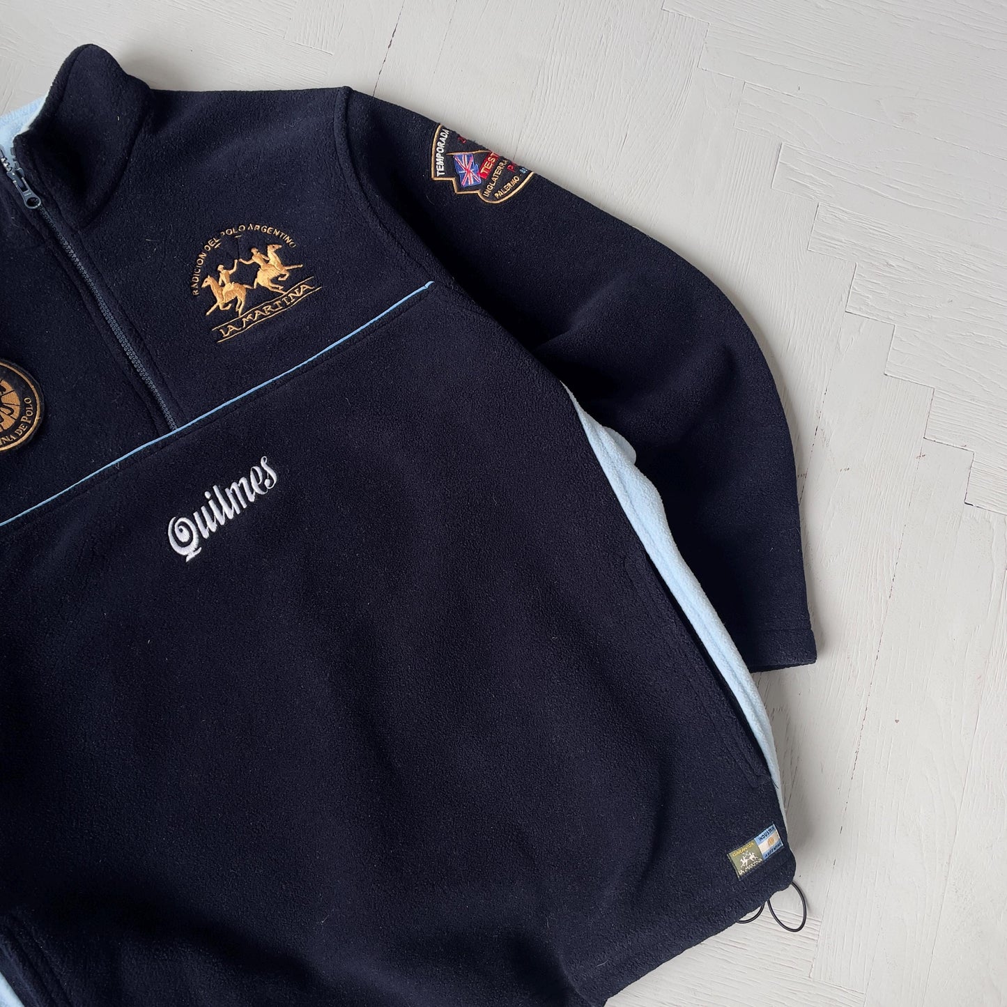 L Vintage La Martian 1/4 Zip Fleece Jacket