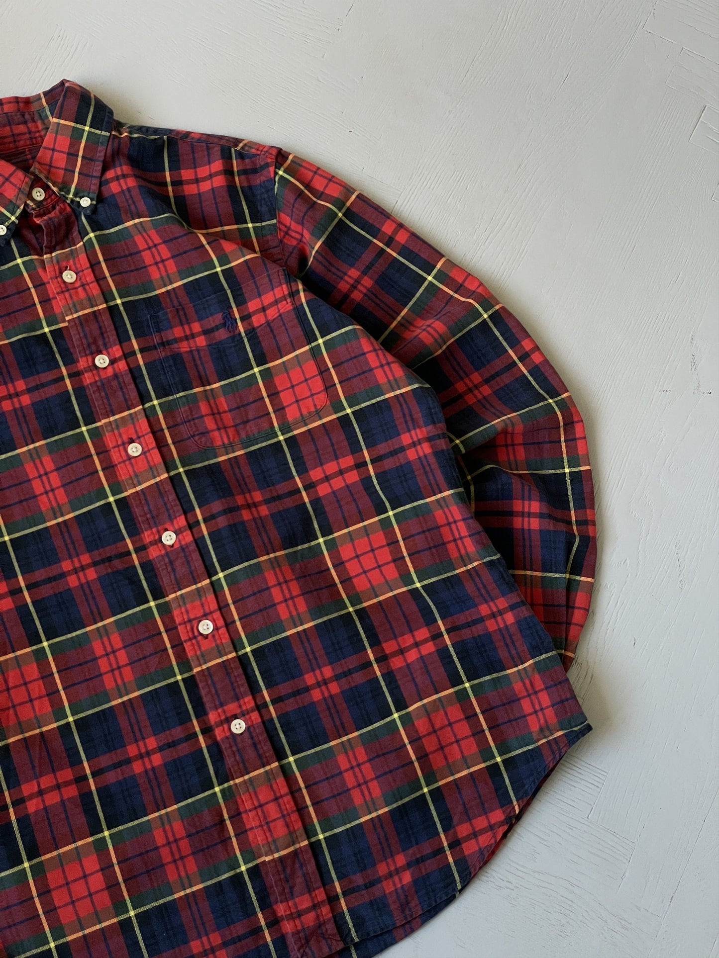 S Vintage Polo Ralph Lauren Plaid Shirt