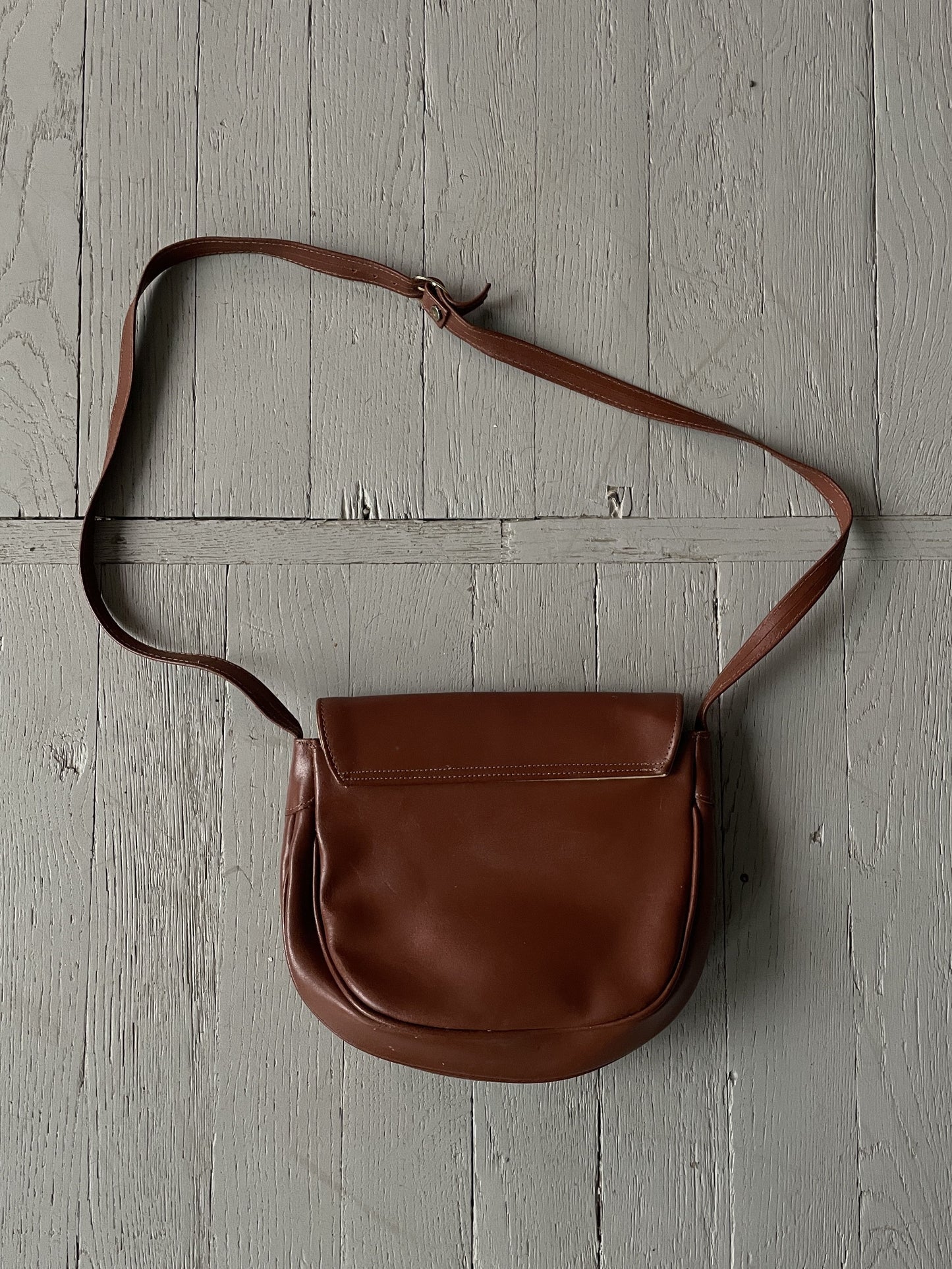 Vintage Clarks Leather Crossbody Messenger Bag