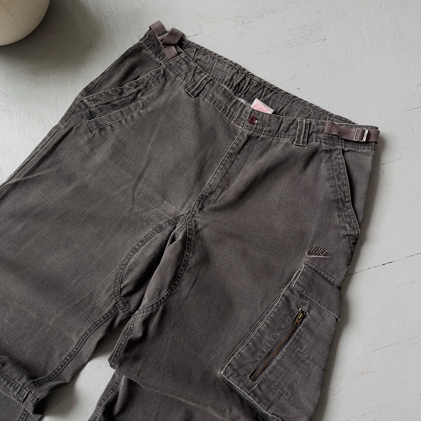 M Vintage Nike Nylon Baggy Track Pants