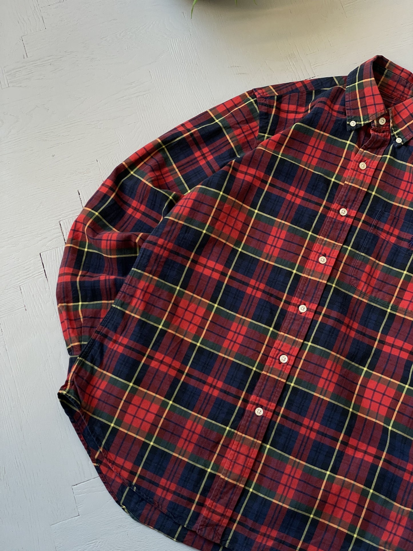 S Vintage Polo Ralph Lauren Plaid Shirt