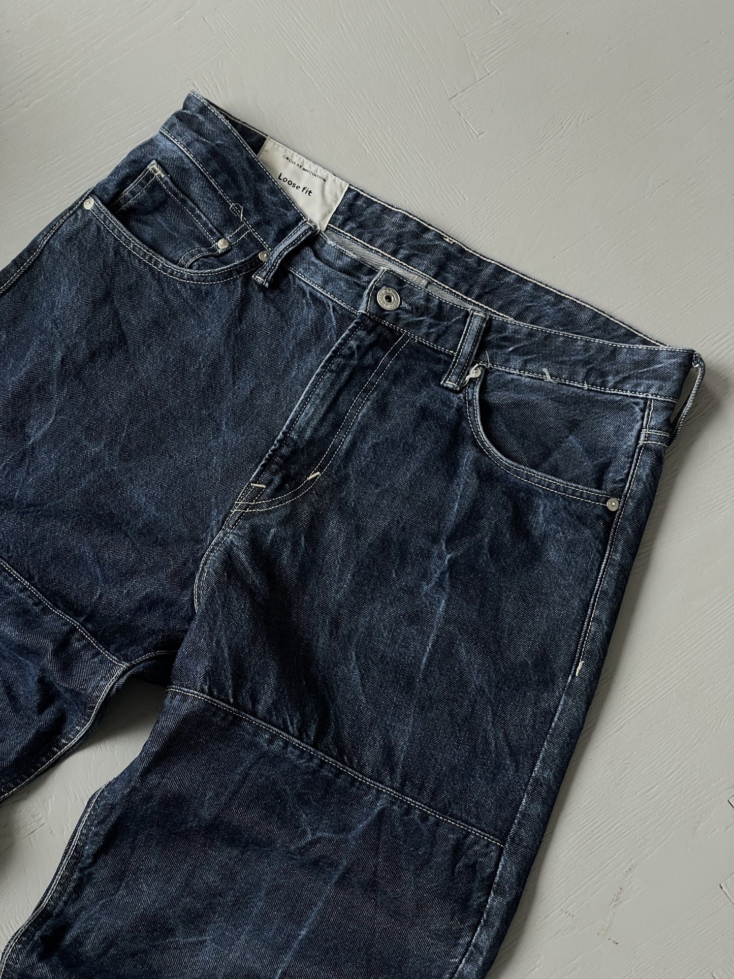 34x32 Vintage H&M Loose Fit Double Knee Denim Jeans