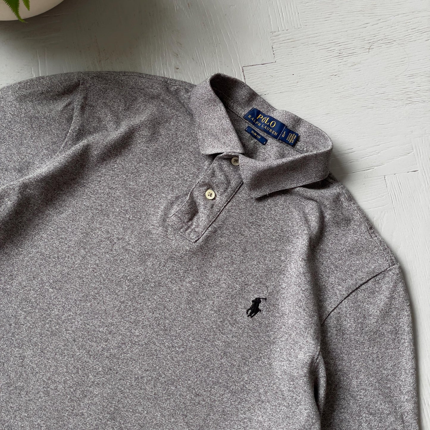 L Vintage Polo Ralph Lauren Rugby Shirt