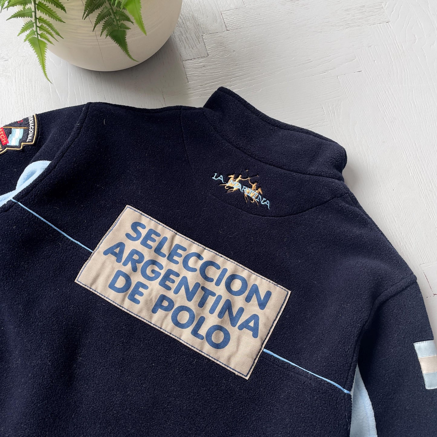 L Vintage La Martian 1/4 Zip Fleece Jacket