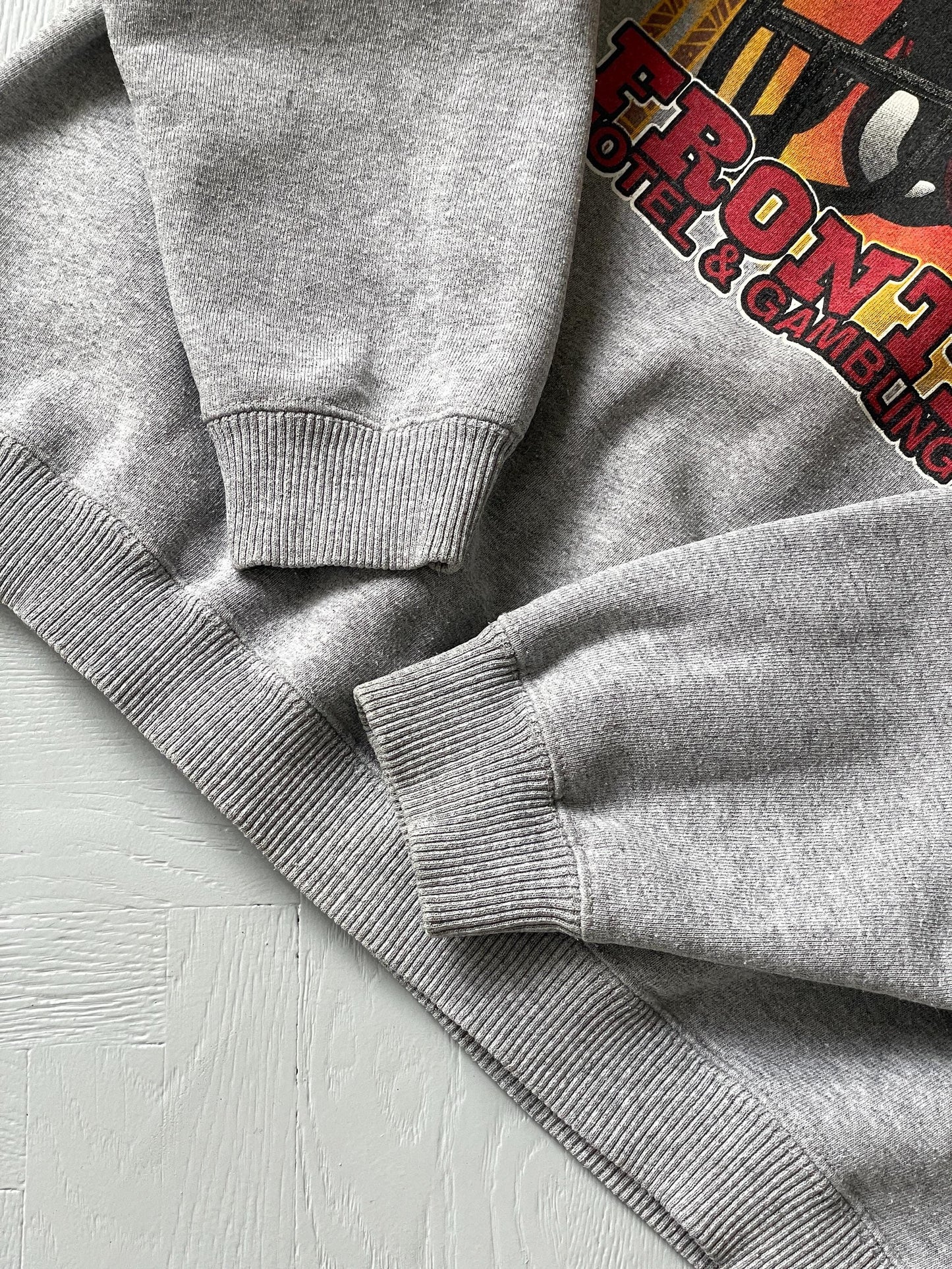 L Vintage American Football Baggy Crewneck Sweatshirt
