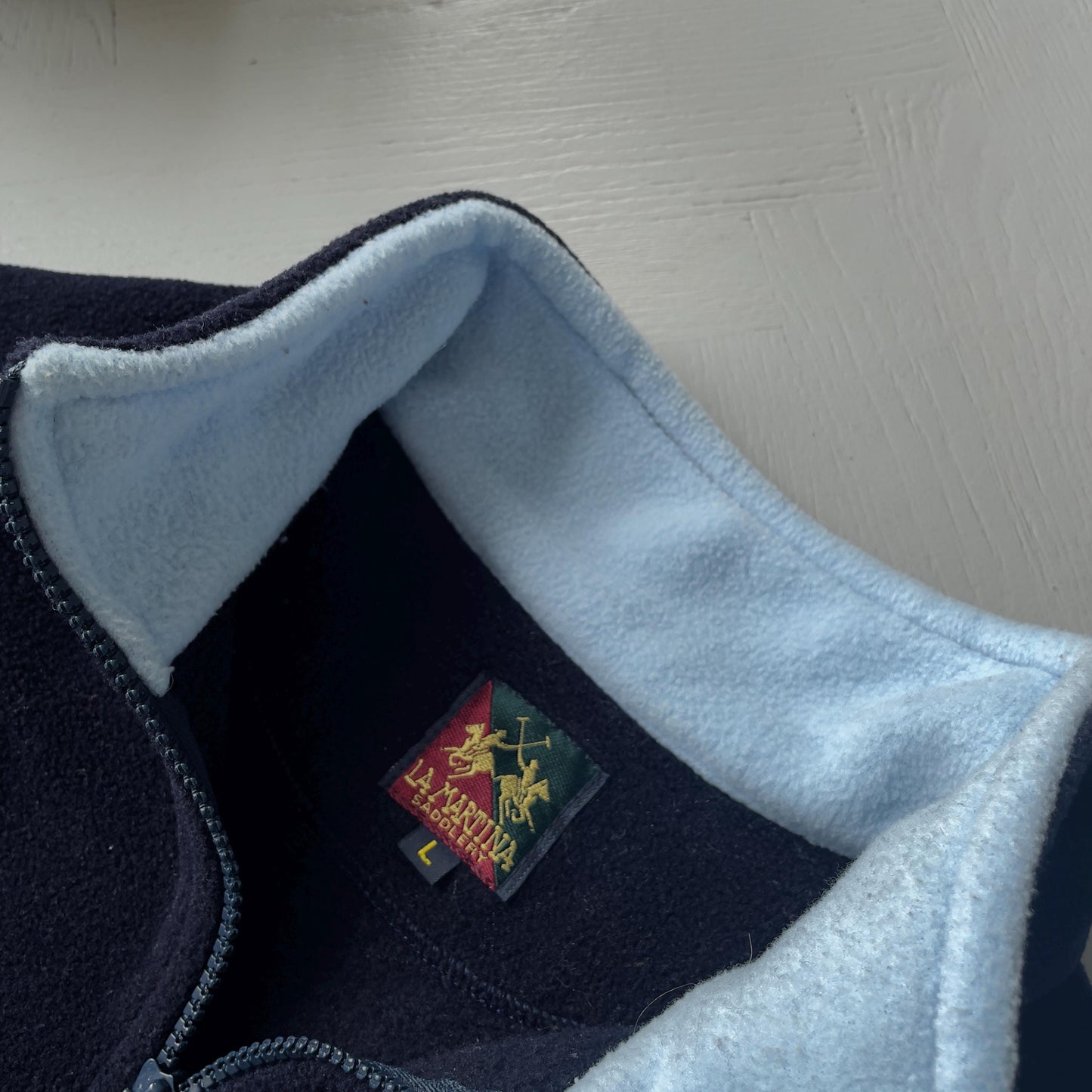 L Vintage La Martian 1/4 Zip Fleece Jacket