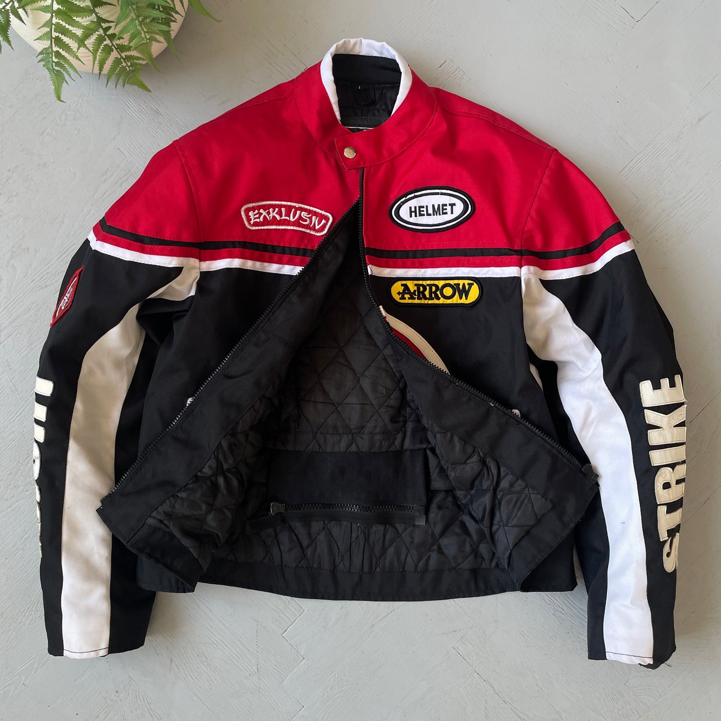 L Vintage Lucky Strike Racing Jacket
