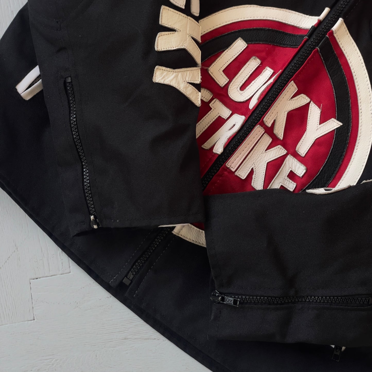 L Vintage Lucky Strike Racing Jacket
