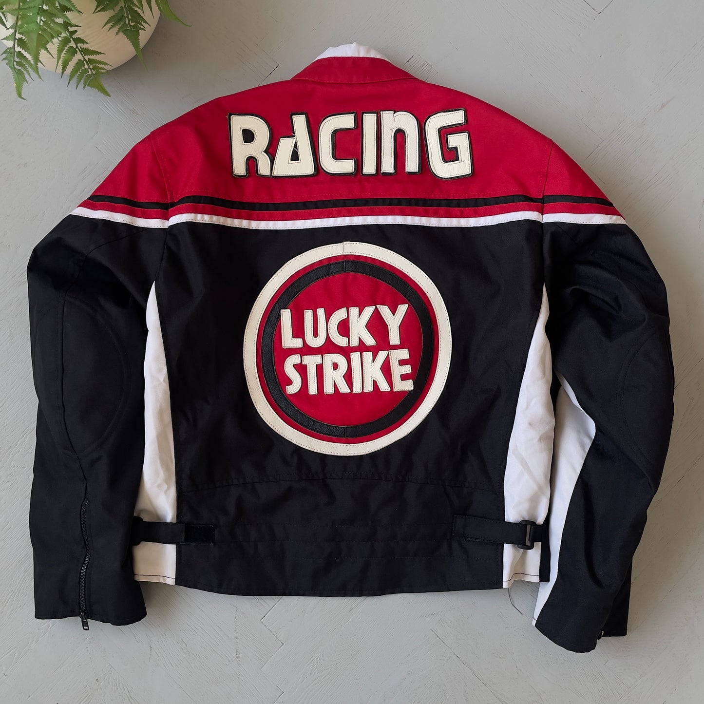 L Vintage Lucky Strike Racing Jacket