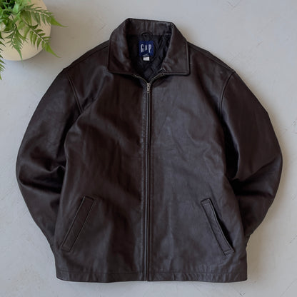 XL Vintage Gap Leather Jacket