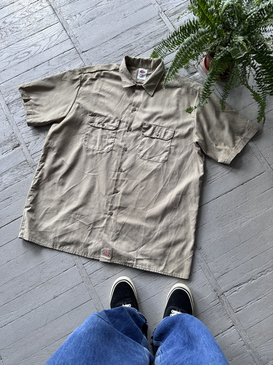 Vintage Dickies Short Sleeve Work Shirt