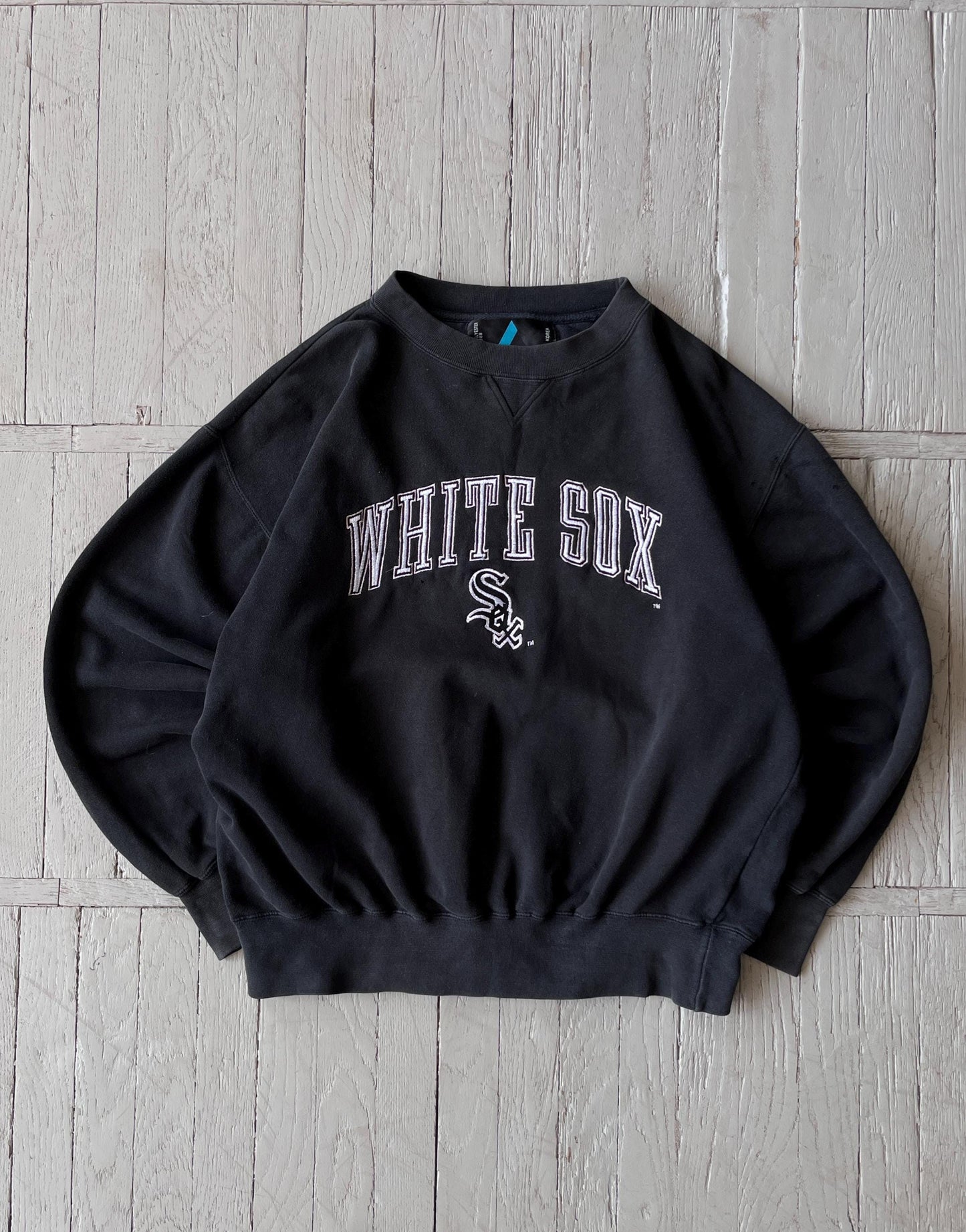 L Vintage 90s White Sox Baseball Team Crewneck Sweatshirt