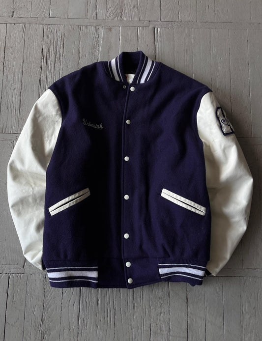 Vintage Varsity Wool Bomber Jacket