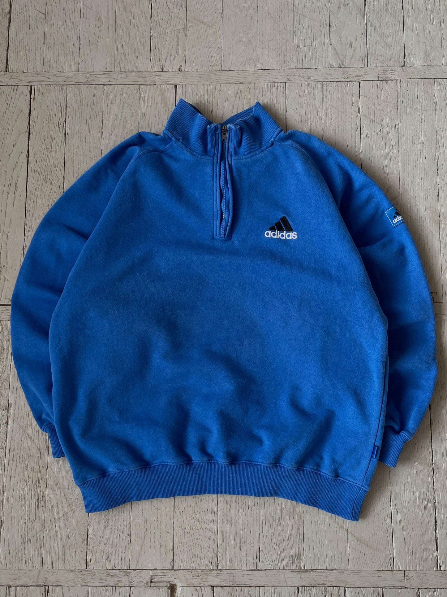 M Vintage Adidas 1/4 Zip Pullover Sweatshirt