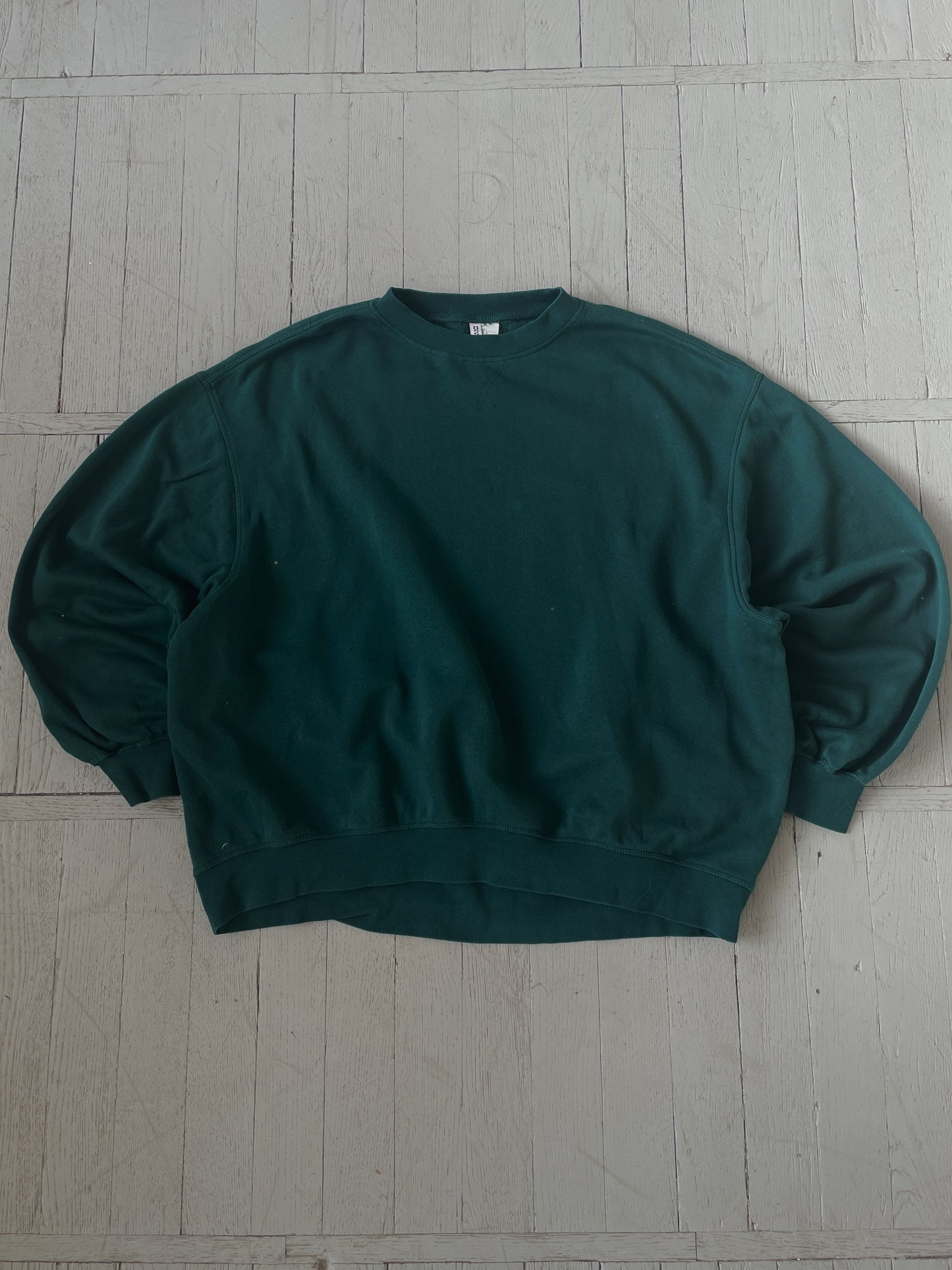 L Oversized Basic Crewneck Sweatshirt