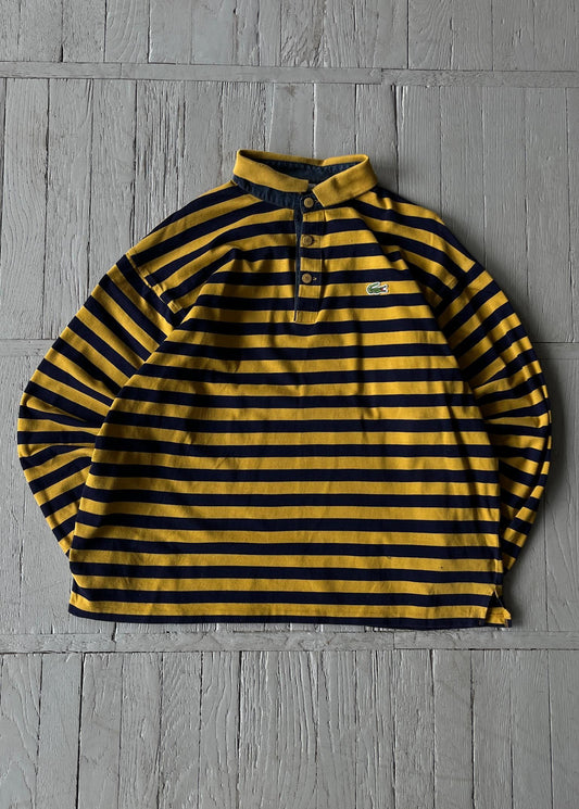 6 Vintage Lacoste Striped Rugby Shirt