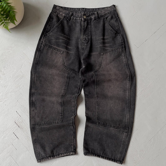 30 Double Knee Relaxed Fit Denim Pants