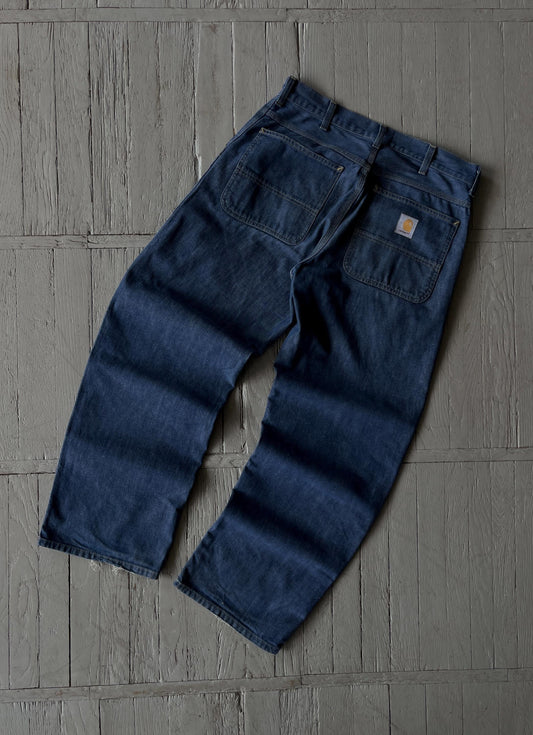 Vintage Carhartt Regular Fit Denim Work Pants