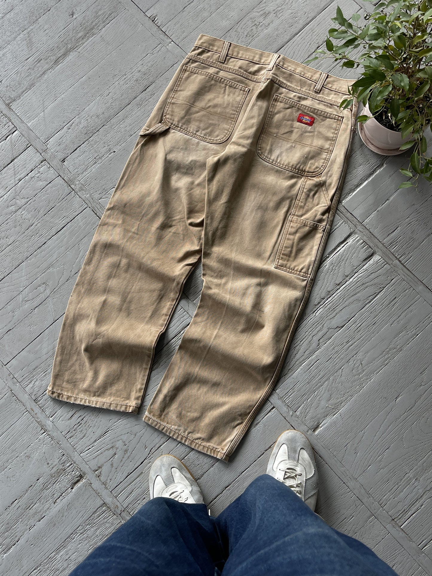 34x30 Vintage Dickies Carpenter Denim Work Pants