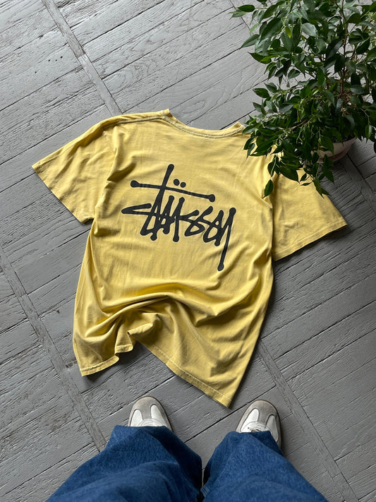 Вінтажна футболка з логотипом Stussy