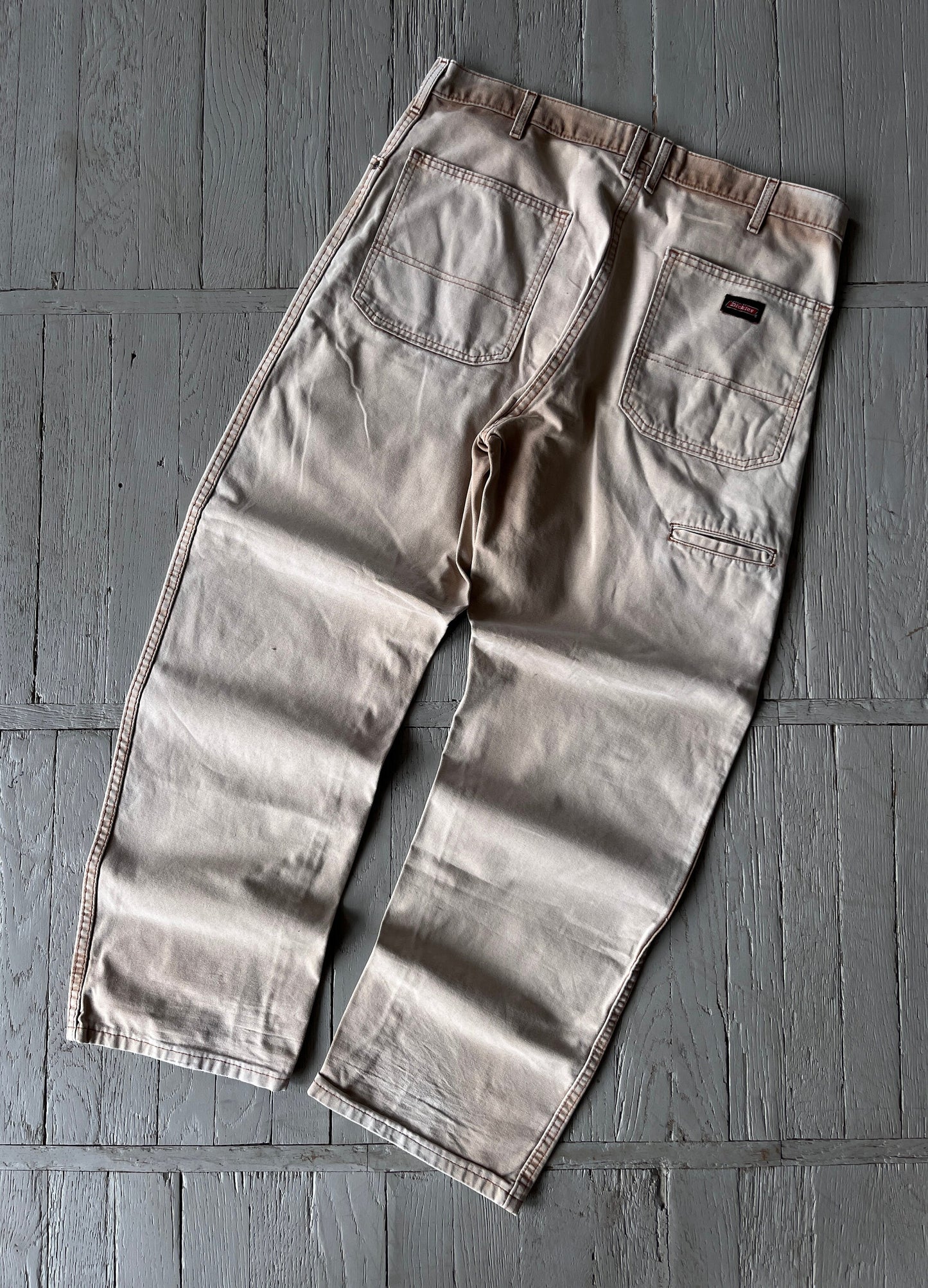 36x30 Vintage Dickies Carpenter Single Knee Denim Work Pants