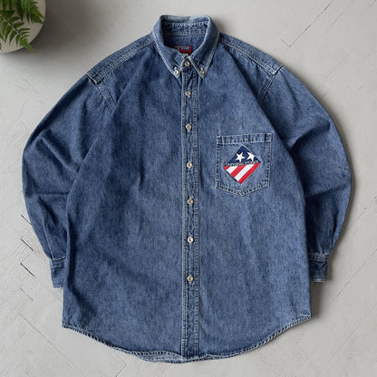 L Vintage Universal Studios Denim Overshirt