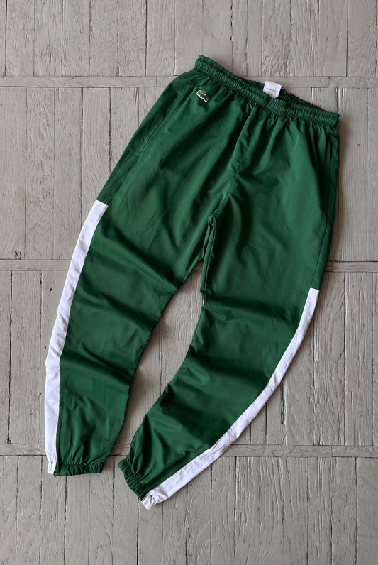 L Vintage Lacoste Nylon Baggy Track Pants