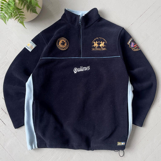 L Vintage La Martian  1/4 Zip Fleece Jacket