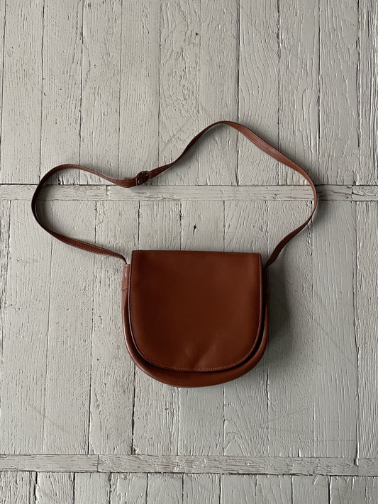 Vintage Clarks Leather Crossbody Messenger Bag