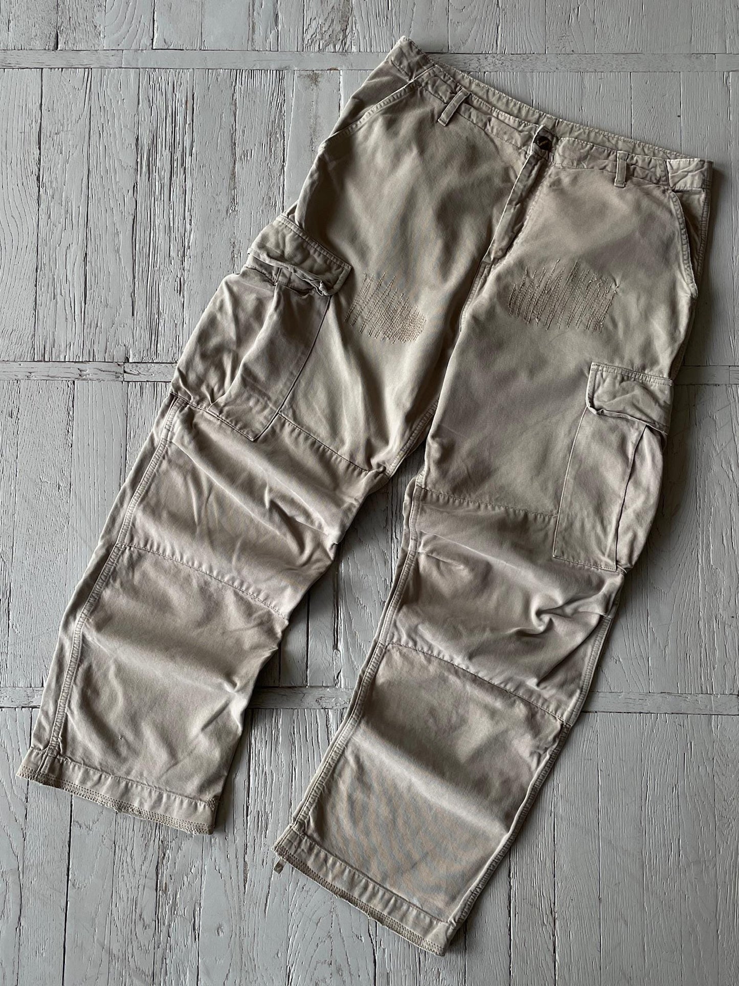 34x34 Vintage Carhartt Baggy Cargo Denim Work Pants