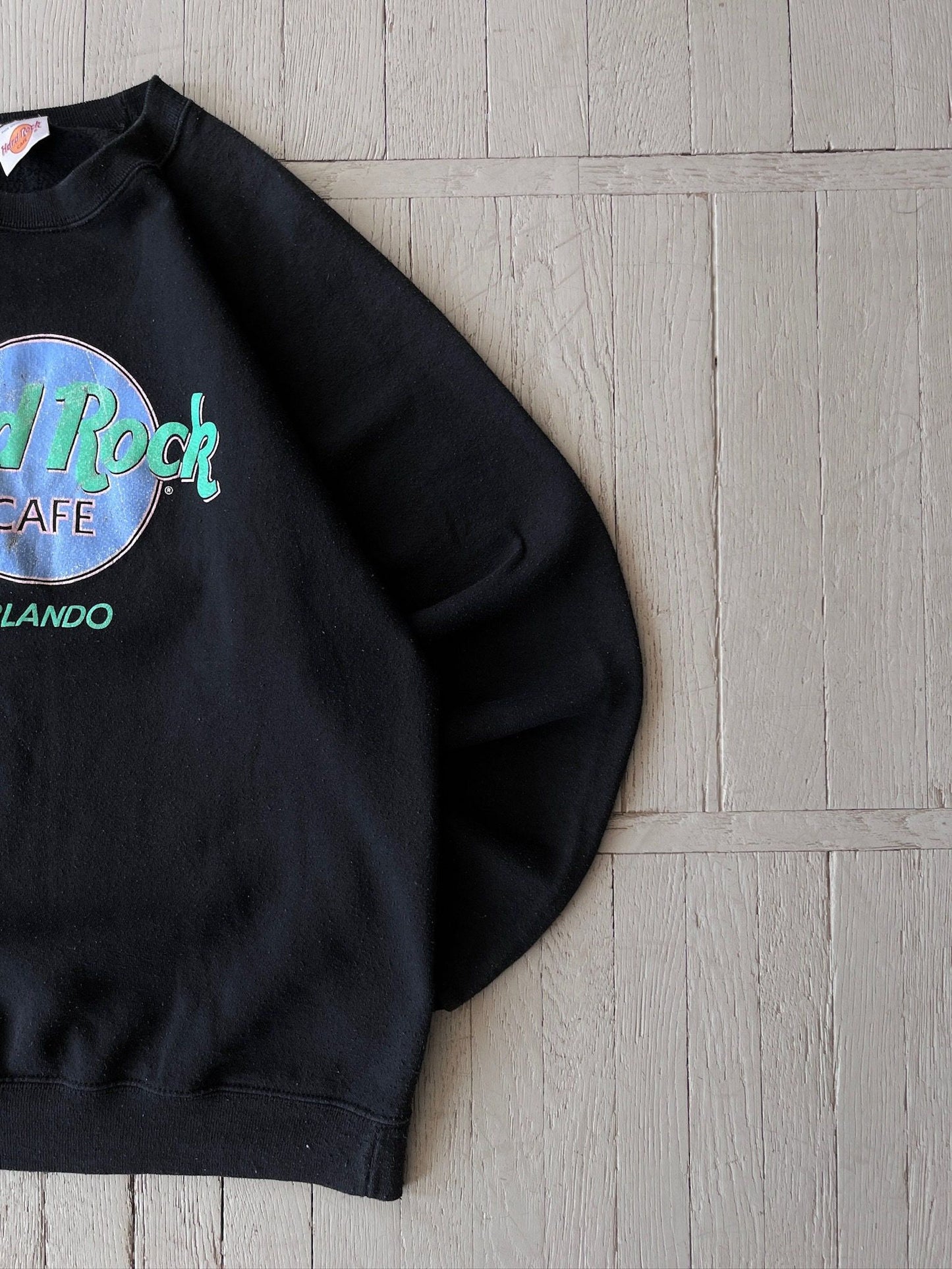 XL Vintage 90s Hard Rock Cafe Orlando Crewneck Sweatshirt