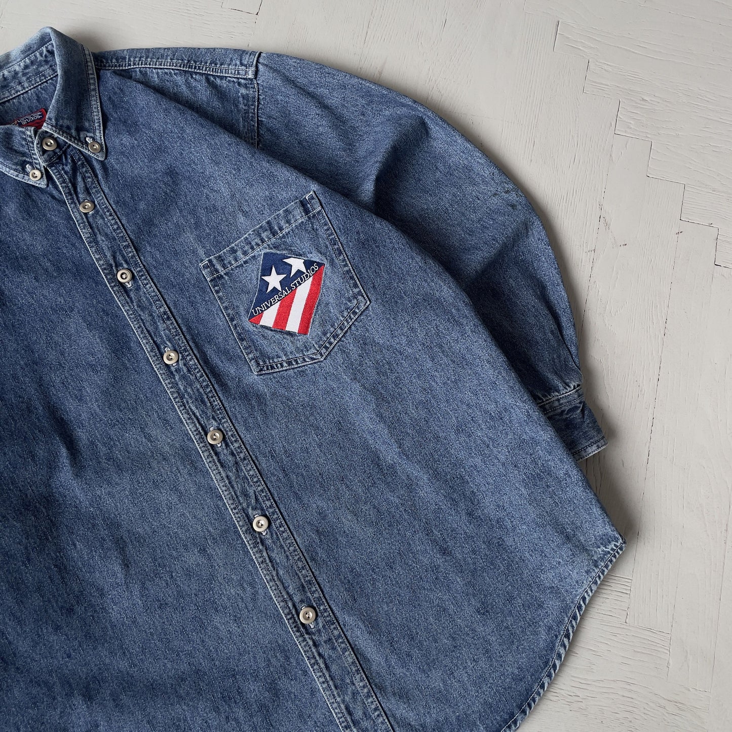 L Vintage Universal Studios Denim Overshirt