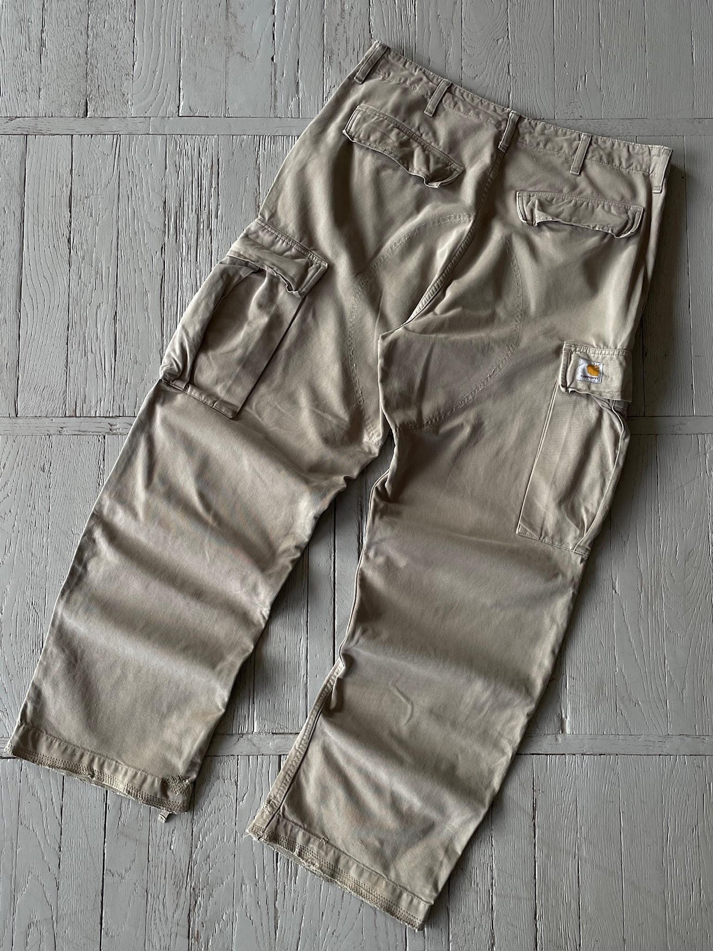 34x34 Vintage Carhartt Baggy Cargo Denim Work Pants