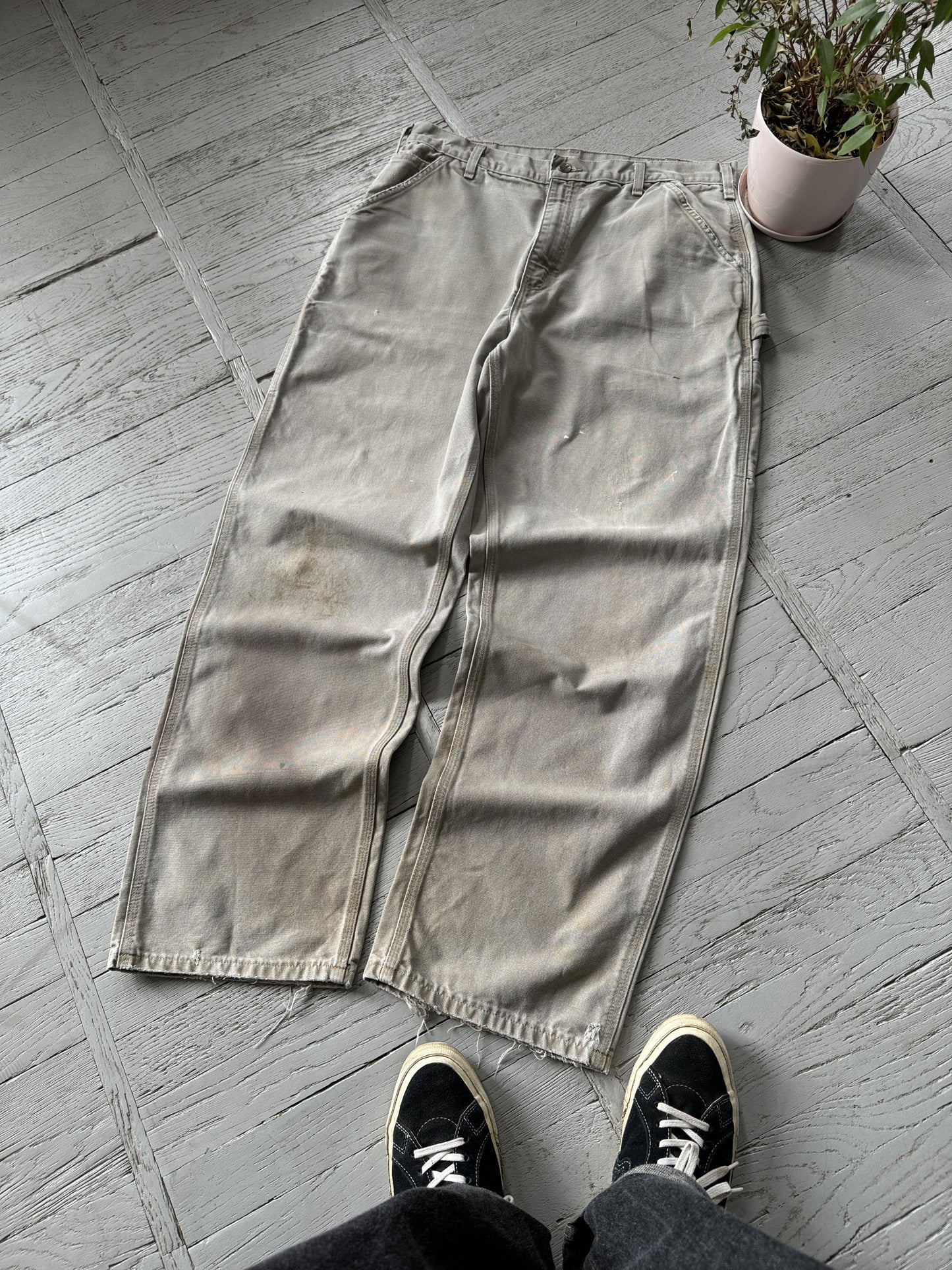 36x34 Vintage Carhartt Single Knee Denim Work Pants