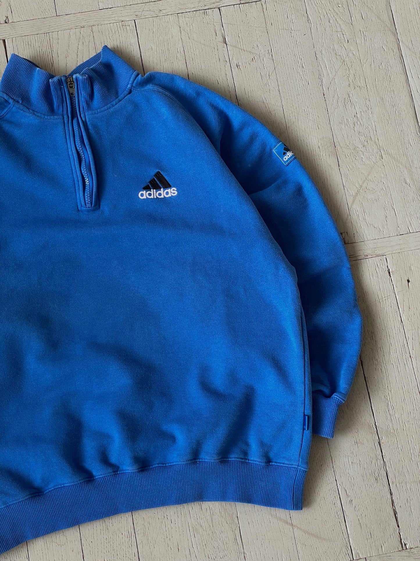 M Vintage Adidas 1/4 Zip Pullover Sweatshirt