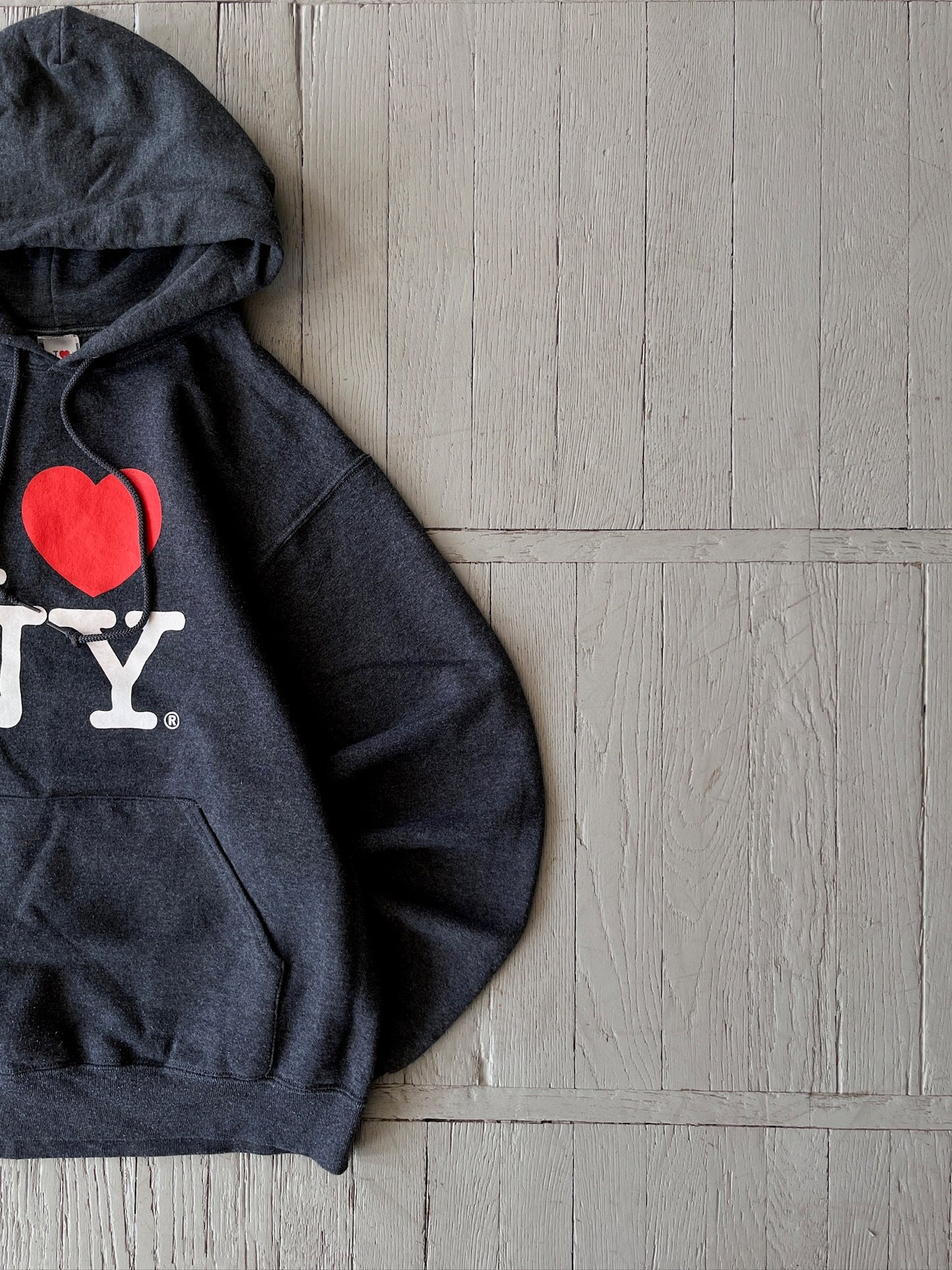 M Vintage I Love NY Hooded Sweatshirt