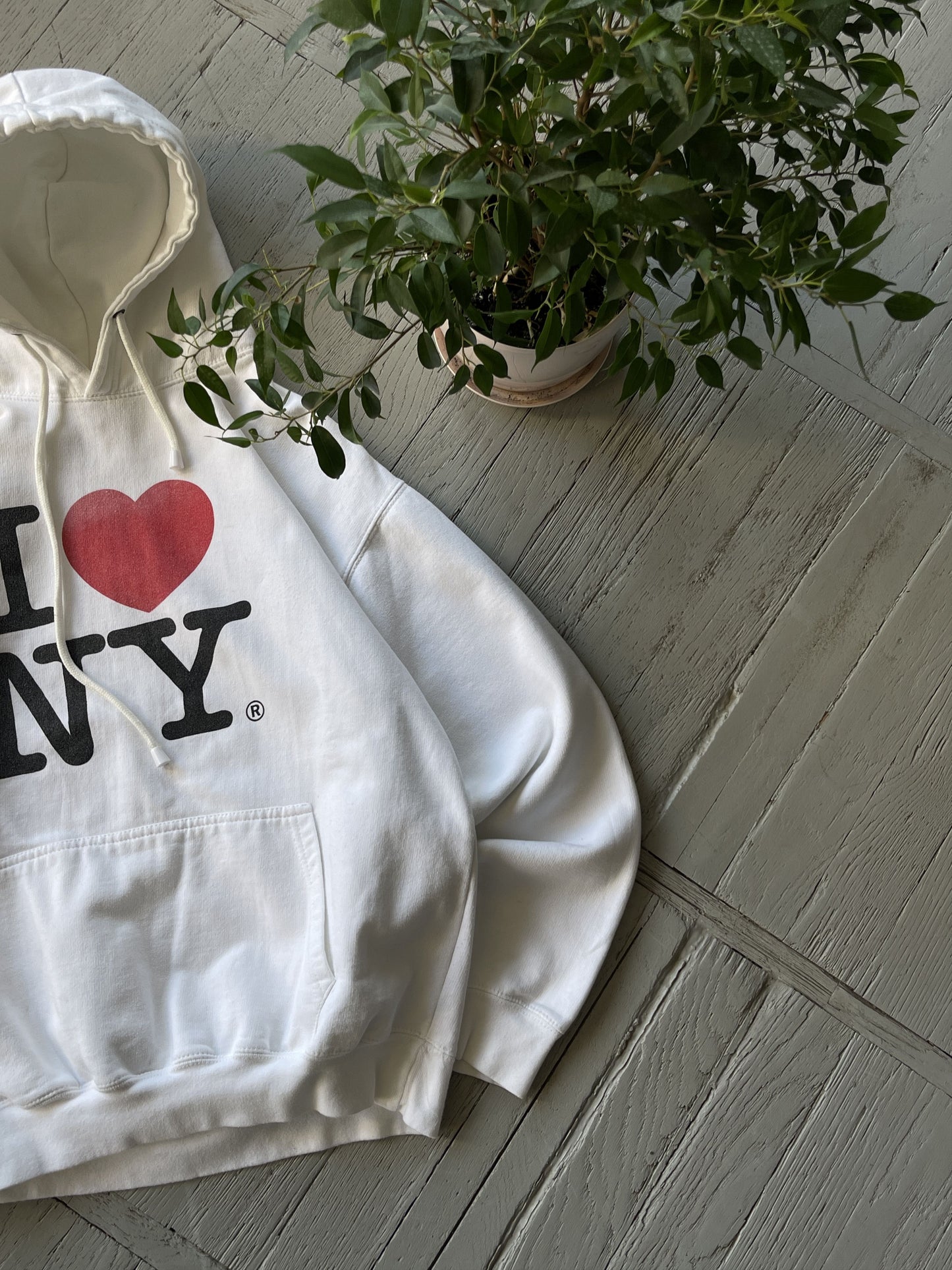 M Vintage I Love NY Hooded Sweatshirt