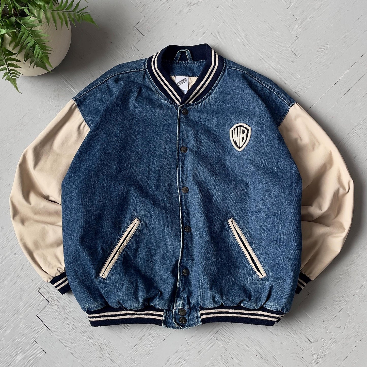 L Vintage Warner Bros. Bomber Jacket