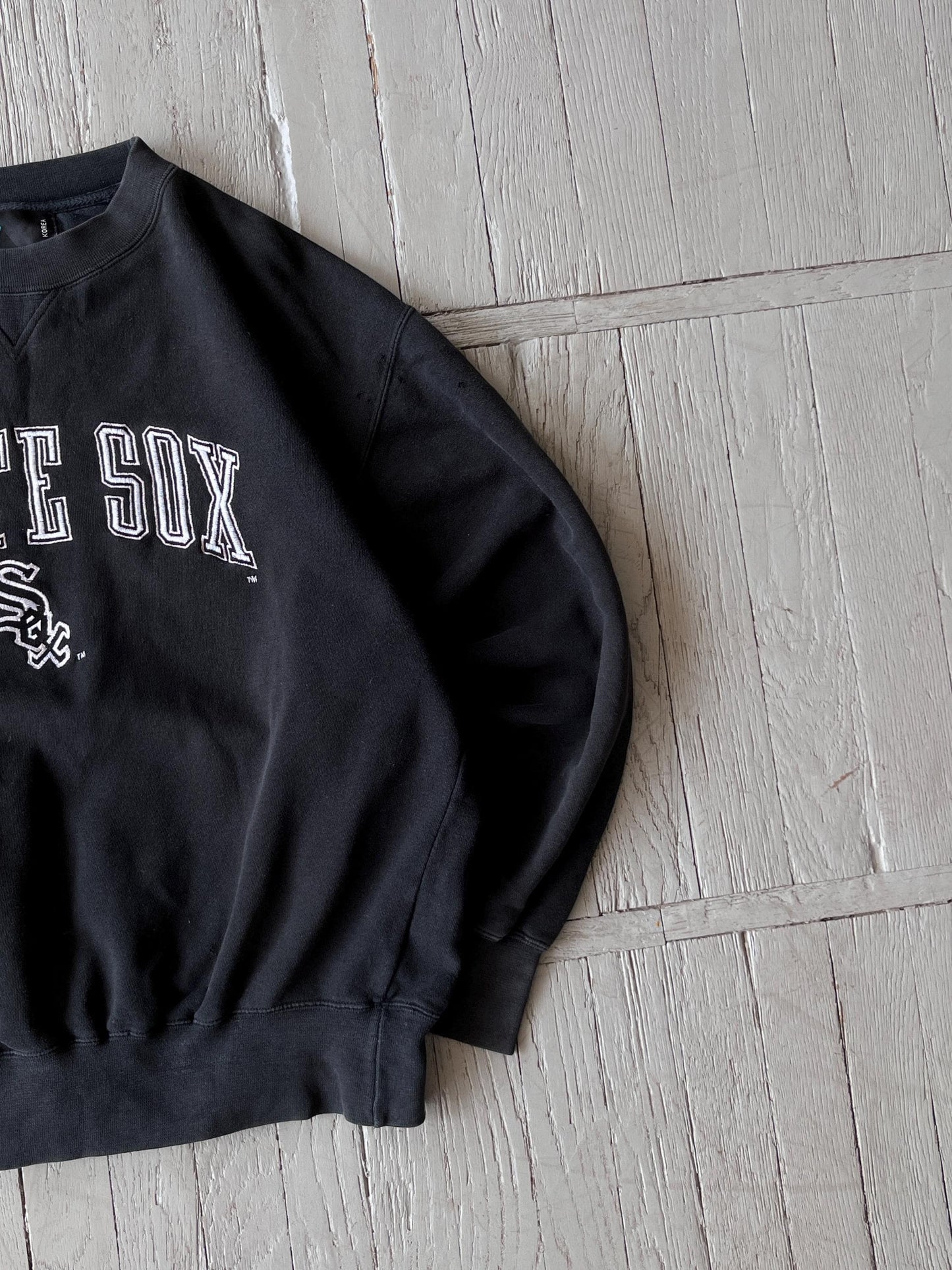 L Vintage 90s White Sox Baseball Team Crewneck Sweatshirt