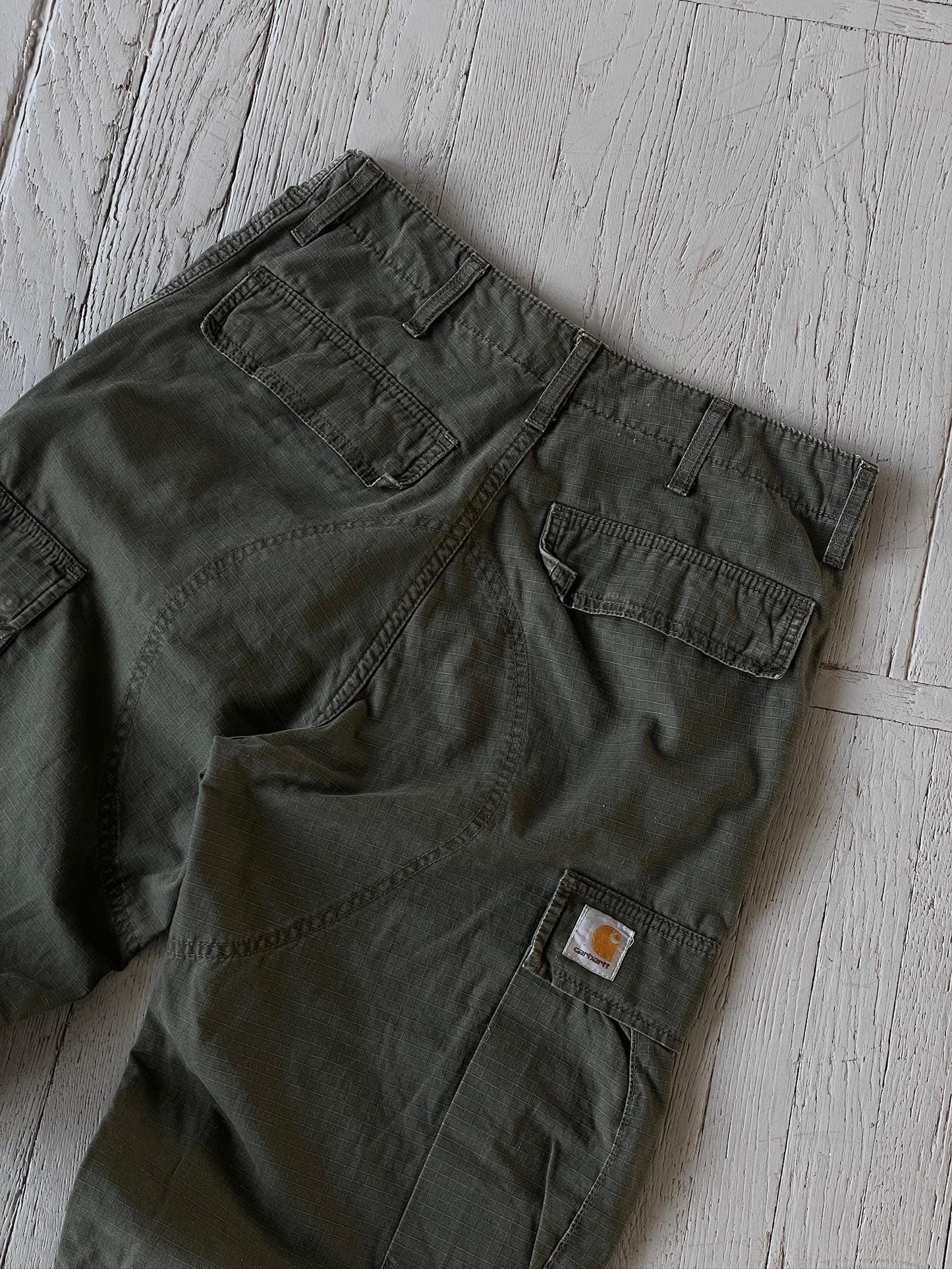 28x32 Vintage Carhartt Baggy Cargo Denim Work Pants