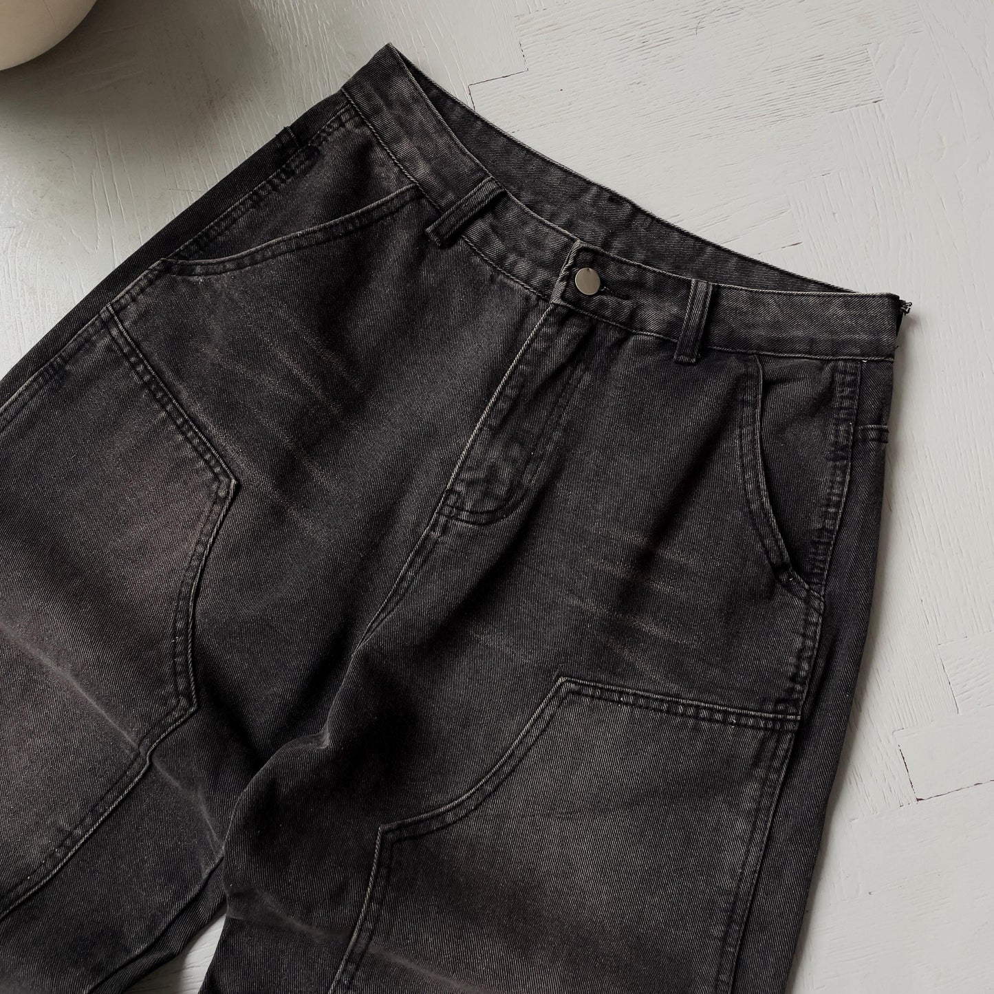 30 Double Knee Relaxed Fit Denim Pants
