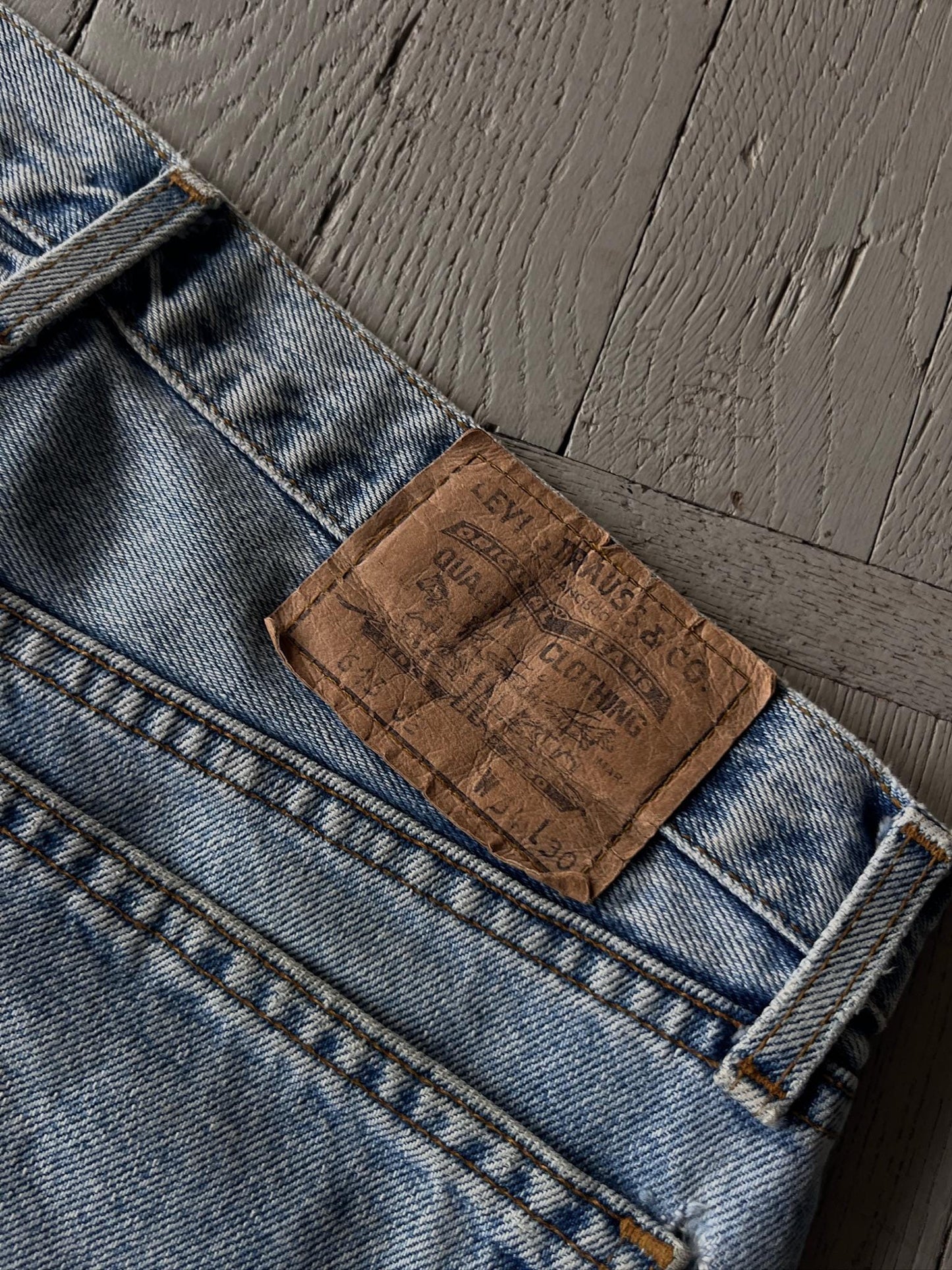 Vintage 90s Levi's 615 Washed Blue Denim Jeans