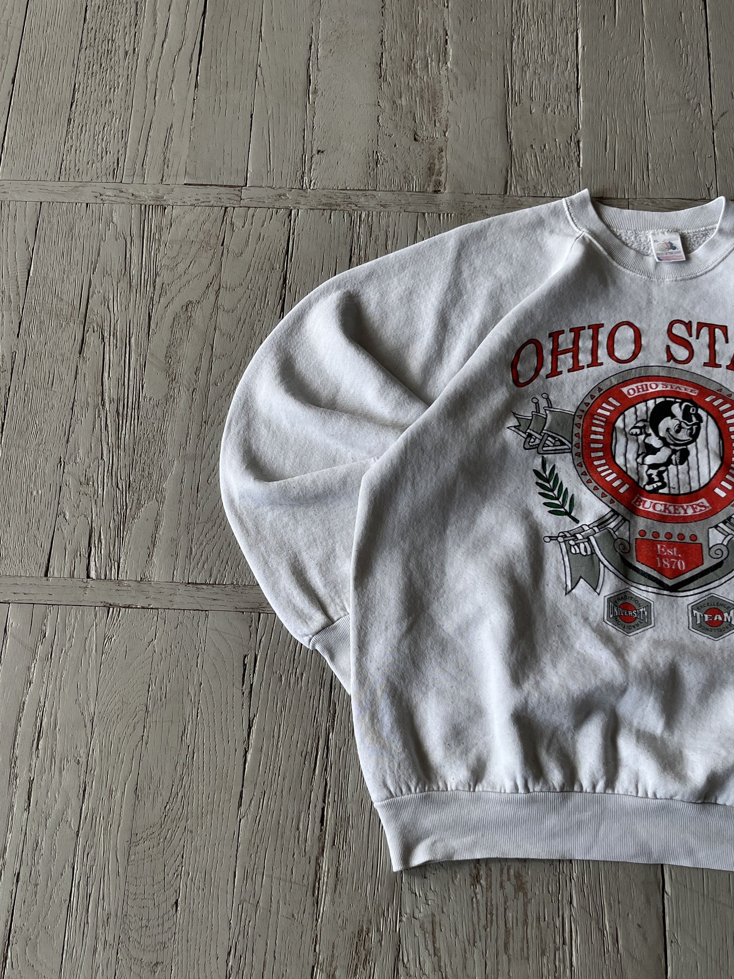 XL Vintage Ohio Team Crewneck Sweatshirt