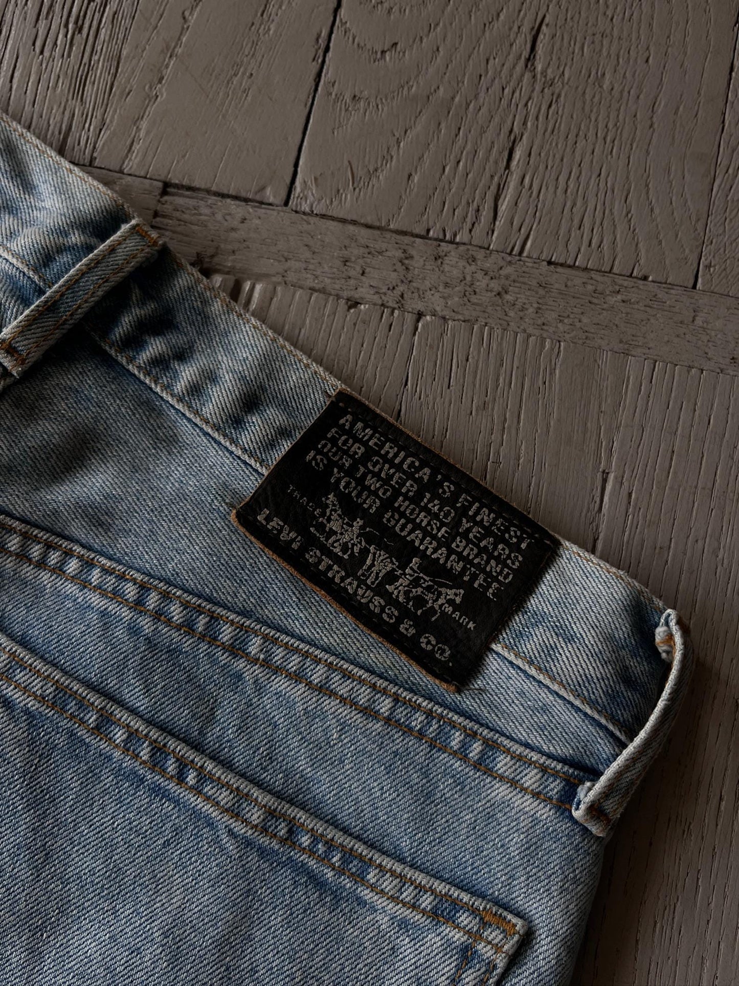 Vintage 90s Levi's 615 Washed Blue Denim Jeans